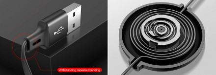 Описание Кабеля 3 в 1 Baseus CAMLT-ZY01 Micro USB, Lightning, Type-C, черного
Ba. . фото 7