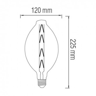 Лампа Horoz Electric 001-051-0008-110 8 Вт E27 — це відмінний варіант ламп з вис. . фото 3