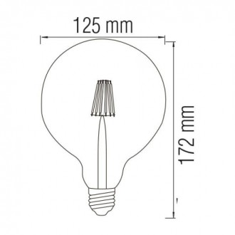 Лампа-шар з цоколем E27 Horoz Electric 001-030-0006-010 6 Вт E27 — це відмінний . . фото 3