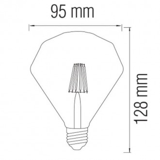 Лампа Horoz Electric 001-034-0004-010 4 Вт E27 — це відмінний варіант ламп з вис. . фото 3