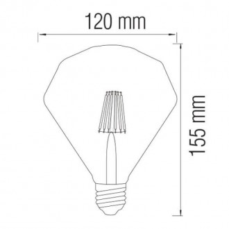 Лампа Horoz Electric 001-034-0006-010 6 Вт E27 — це відмінний варіант ламп з вис. . фото 3