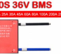 BMS DALY 10S 36V 20A для литий-ионных аккумуляторов 18650 / общий порт / влагоза. . фото 4