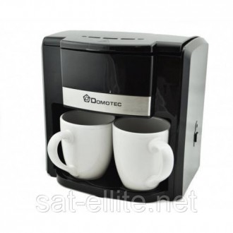 Капельная кофеварка DOMOTEC MS-0708 c керамическими чашкамиКофеварка Domotec 070. . фото 3