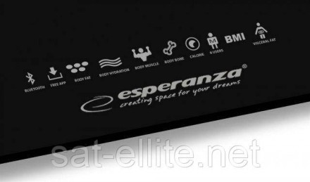 Весы напольные Esperanza EBS016K B.Fit 8 в 1; черныеEsperanza EBS016K B.Fit 8 в . . фото 3