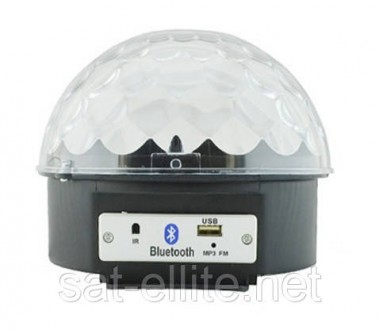 Светомузыка диско шар Magic Ball Music MP3 плеер с bluetooth XXB 01/M6  _x000D_ . . фото 2