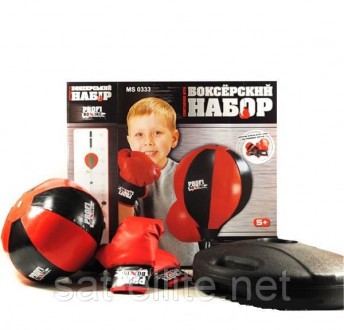 Боксерский набор MS 0333 груша на стойке и перчатки Боксерский набор MS 0333 гру. . фото 8