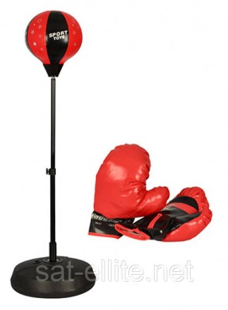 Боксерский набор MS 0333 груша на стойке и перчатки Боксерский набор MS 0333 гру. . фото 3