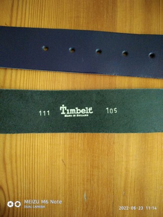 Новый мужской кожаный ремень голландского бренда Timbeit.
Длина без пряжки122см. . фото 4