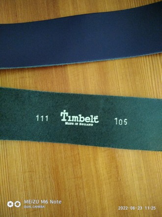 Новый мужской кожаный ремень голландского бренда Timbeit.
Длина без пряжки122см. . фото 10