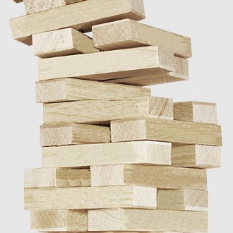 Настольная игра "Эко Джанга". 54 деревянных брусков. Бруски выкладываются горизо. . фото 3