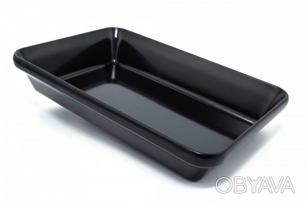 Блюдо для выкладки продуктов One Chef из меламина (300 x 190 x 55 мм), черноеРаз. . фото 1
