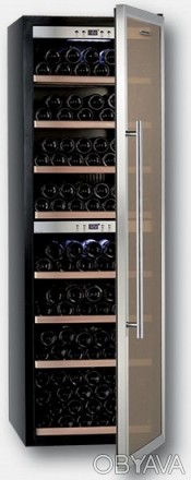 Охладитель для вина, дверные навесы справа, объем 480 л, вместимость 181 бутылка. . фото 1