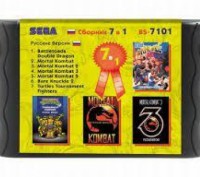 Описание товара: Картридж для Sega BS-7101 7 in 1 (Sega)
 1.Battletoads Double D. . фото 2