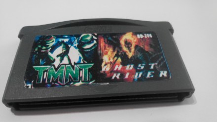 Игровой картридж для GAME BOY ADVANCE GB 2 in 1 TMNT +Ghost Rider . . фото 3