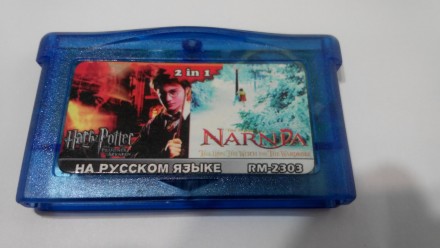 Игровой картридж для GAME BOY ADVANCE GB 2 in 1 Chronicles of Narnia+Harry Potte. . фото 4