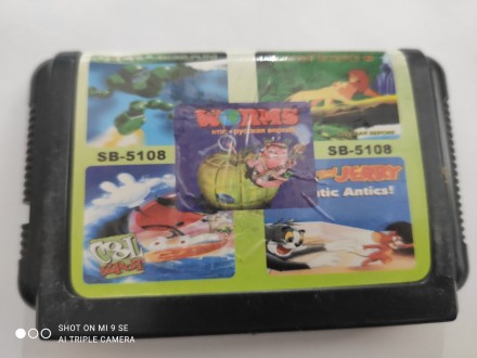 Картридж Sega Mega Drive 16 bit Worms/ Vectorman/ Lion King 2/ Tom Jerry/ Cool S. . фото 2