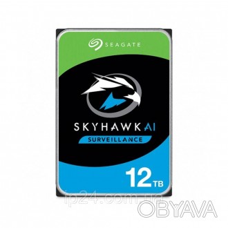
	Жесткий диск серии SkyHawk AI ST12000VE001 на 12ТБ.
	Бренд: Seagate
 Бесперебо. . фото 1