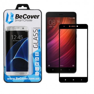 Защитное стекло BeCover для Xiaomi Redmi Note 4X Black 
 
Отправка данного товар. . фото 2