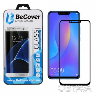 Защитное стекло BeCover для Huawei P Smart+ Black 
 
Отправка данного товара про. . фото 1