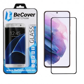 Защитное стекло BeCover для Samsung Galaxy S21+ SM-G996 Black 
 
Отправка данног. . фото 2
