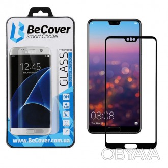Защитное стекло BeCover для Huawei P20 Black 
 
Отправка данного товара производ. . фото 1