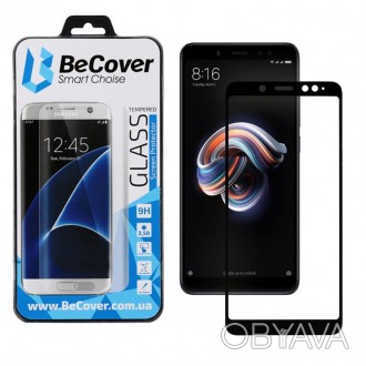 Защитное стекло BeCover для Xiaomi Redmi Note 5 Black 
 
Отправка данного товара. . фото 1