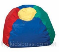 Кресло-мяч цветной Размеры- диаметр 65 см., высота 40 см. Цвет - разноцветный (в. . фото 2