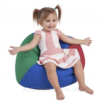Кресло-мяч цветной Размеры- диаметр 65 см., высота 40 см. Цвет - разноцветный (в. . фото 3
