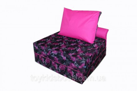 Бескаркасное кресло-кровать 100-100-90 см с учетом подушки Размеры: в собранном . . фото 4