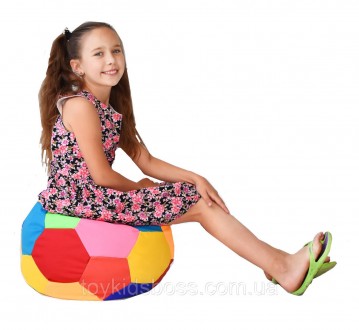 Кресло мешок Мяч мини Tia-Sport Размеры - диаметр - 50 см Цвет - разноцветный Ма. . фото 2