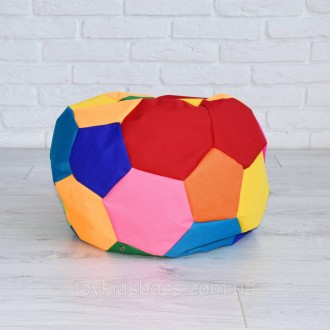 Кресло мешок Мяч мини Tia-Sport Размеры - диаметр - 50 см Цвет - разноцветный Ма. . фото 4