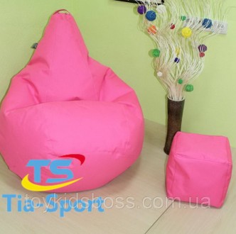 Кресло груша Оксфорд светло розовый Тia-sport Характеристика: Материал - ткань О. . фото 5