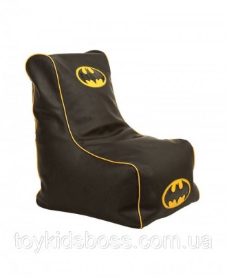 Кресло мешок детский Бэтмен Габаритный размер: Высота спереди - 37 см. Ширина сп. . фото 3