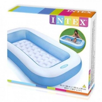 Дитячий басейн надувний прямокутний від виробника Intex Дитячий надувний басейн . . фото 4