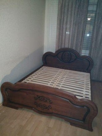 Ціна вказана за комплект спальні:
1. Ліжко 160х200 з ламелями
2. Шафа 4Д
3. Тумб. . фото 6