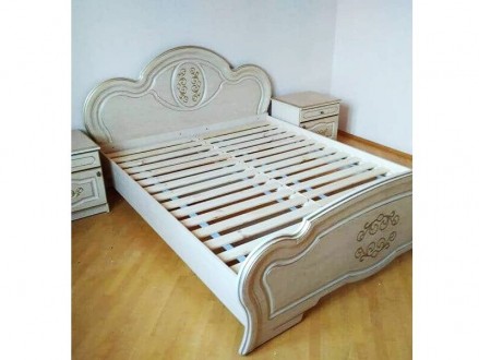 Ціна вказана за комплект спальні:
1. Ліжко 160х200 з ламелями
2. Шафа 4Д
3. Тумб. . фото 5