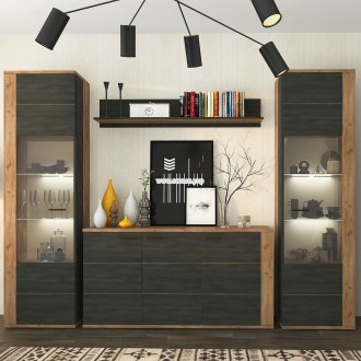 Коллекция мебели для гостиной «Адель» производителя Сокме изготовлена из высокок. . фото 2
