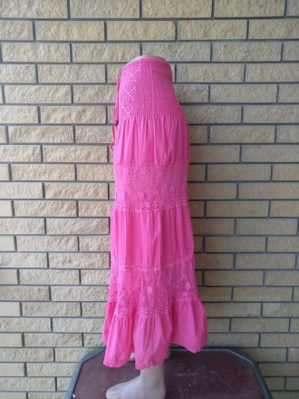 Юбка-сарафан летняя в пол коттоновая JUMP, 100% коттон. Можно носит как юбку, та. . фото 3