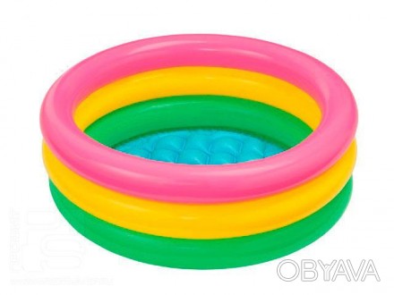 Бассейн Intex "Радуга" арт. 57412
Яркий разноцветный бассейн для детей, состоит . . фото 1