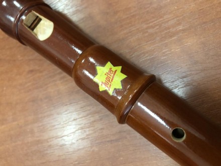 Отличная деревянная флейта производства ГДР Jupiter (Юпитер). Имеет отличный глу. . фото 6