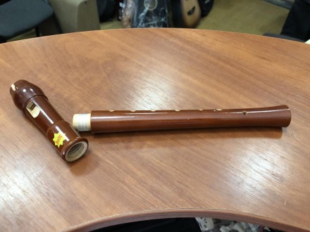 Отличная деревянная флейта производства ГДР Jupiter (Юпитер). Имеет отличный глу. . фото 4