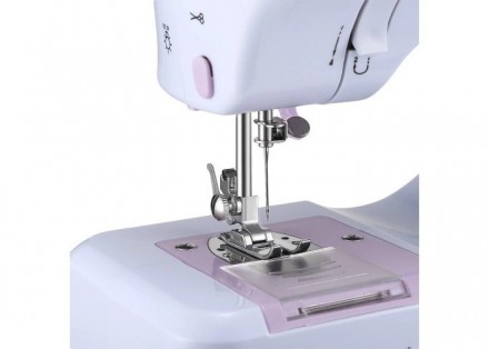 Портативная швейная машинка шьет 8 типами строчек, которые Вы можете выбрать выс. . фото 6