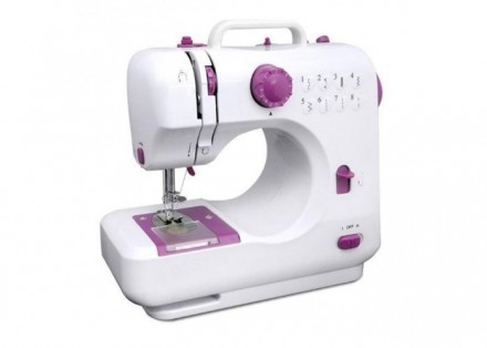 Портативная швейная машинка шьет 8 типами строчек, которые Вы можете выбрать выс. . фото 4