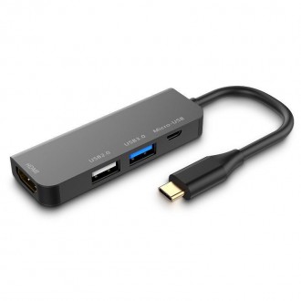 Концентратор USB-C XoKo AC-400. Харьков. фото 1 Концентратор USB-C XoKo AC-400. Харьков. фото 1