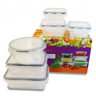 Набор контейнеров для хранения продуктов Tavialo 6 предметов 
 
Отправка данного. . фото 2