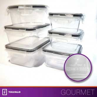 Набор контейнеров для хранения продуктов Tavialo 6 предметов 
 
Отправка данного. . фото 5