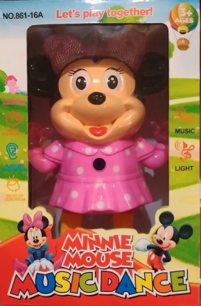 "Мінні Маус" Minne Mouse Music Dance
Пол- для дівчаток
Вікова група- від 3 роки
. . фото 2