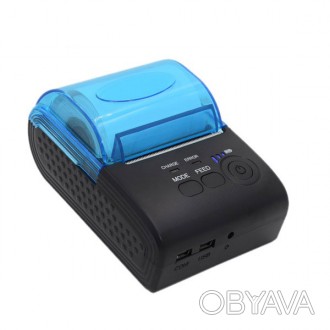 Мобильный термопринтер для чеков POS-принтер Mini ZJ-5805DD 58мм Bluetooth