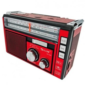 Описание Радиоприемника Golon RX-382 MP3 USB, красного
Радиоприемник портативный. . фото 5
