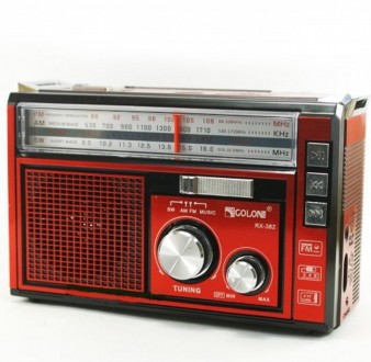 Описание Радиоприемника Golon RX-382 MP3 USB, красного
Радиоприемник портативный. . фото 3
